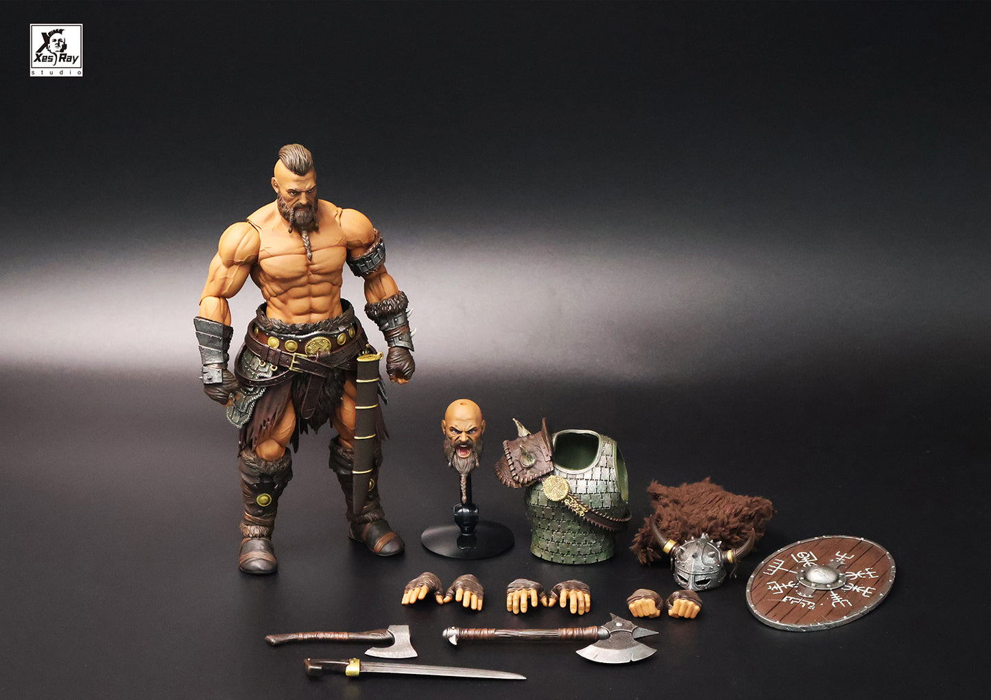 Xesray Studio Combatants Fight For Glory Krimharth the Barbarian Mercenary 1/12 Scale Action Figure PREORDER