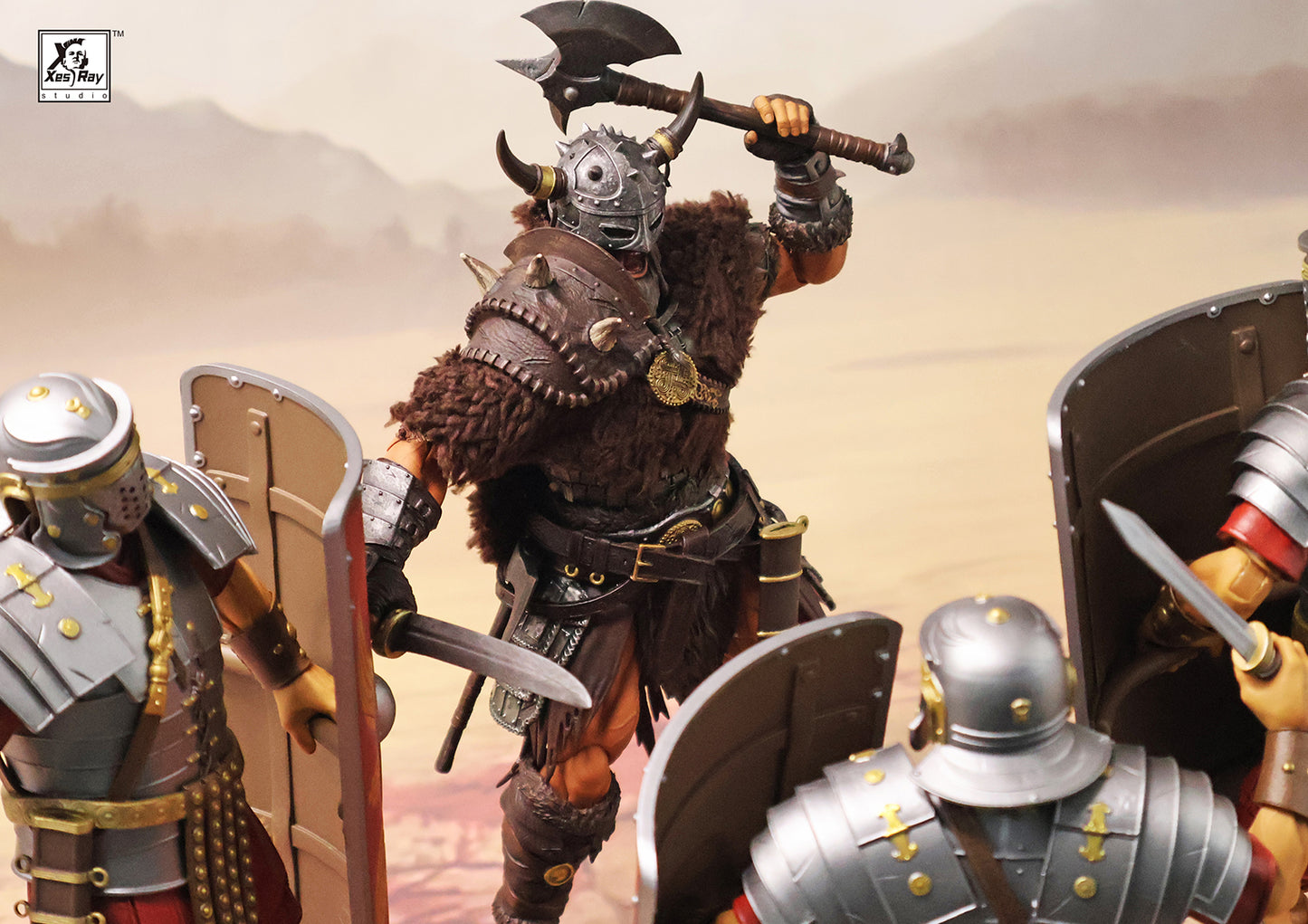 Xesray Studio Combatants Fight For Glory Krimharth the Barbarian Mercenary 1/12 Scale Action Figure PREORDER