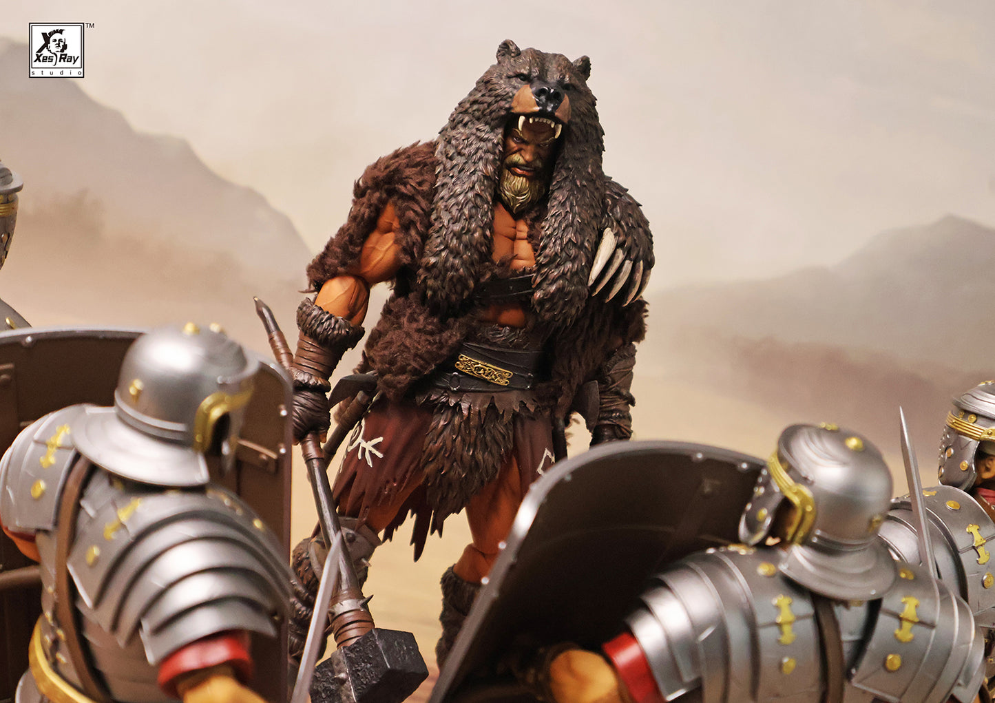 Xesray Studio Fight For Glory Branthoc the Bear Head 024 1/12 Scale Action Figure PREORDER