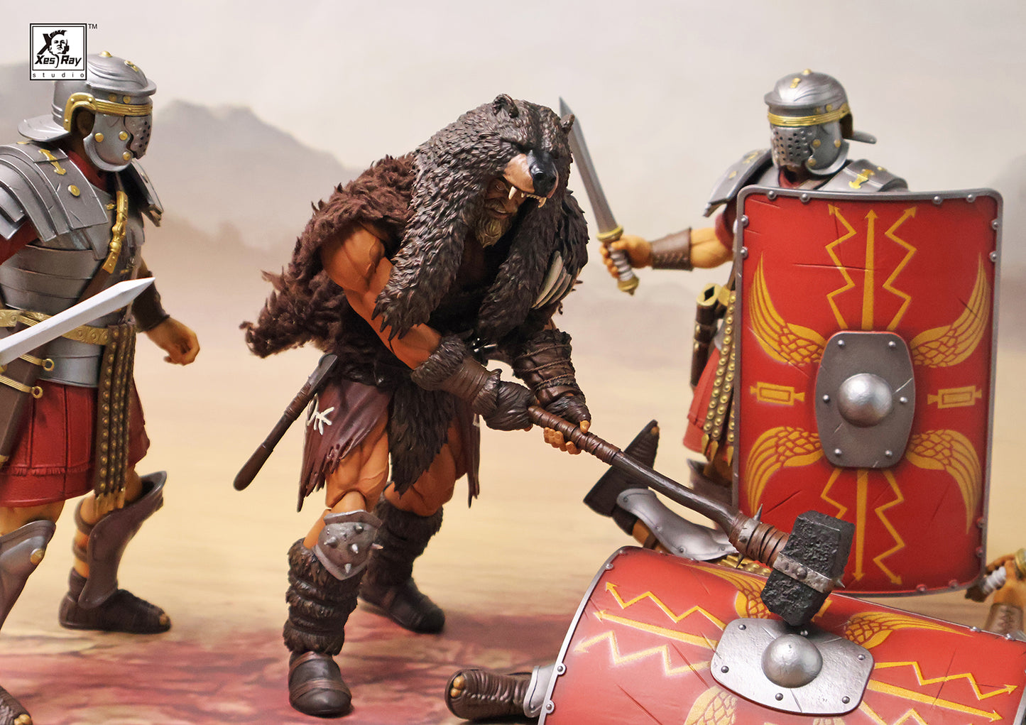 Xesray Studio Fight For Glory Branthoc the Bear Head 024 1/12 Scale Action Figure PREORDER