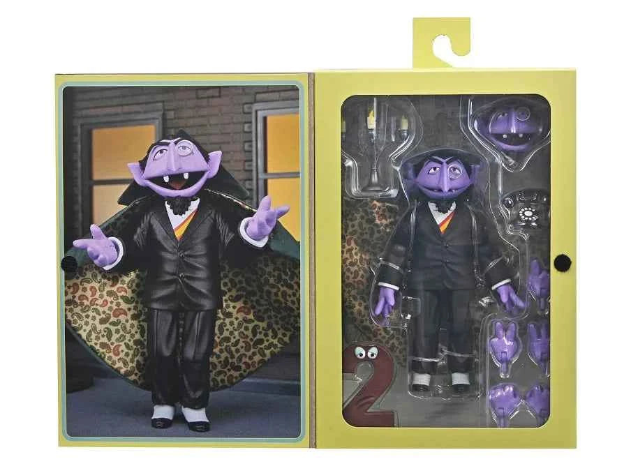 NECA Sesame Street Ultimate Count von Count Action Figure