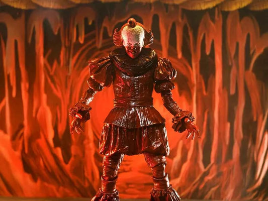 NECA IT: Welcome To Derry 7" Scale Figures - Ultimate Blood Pennywise PREORDER