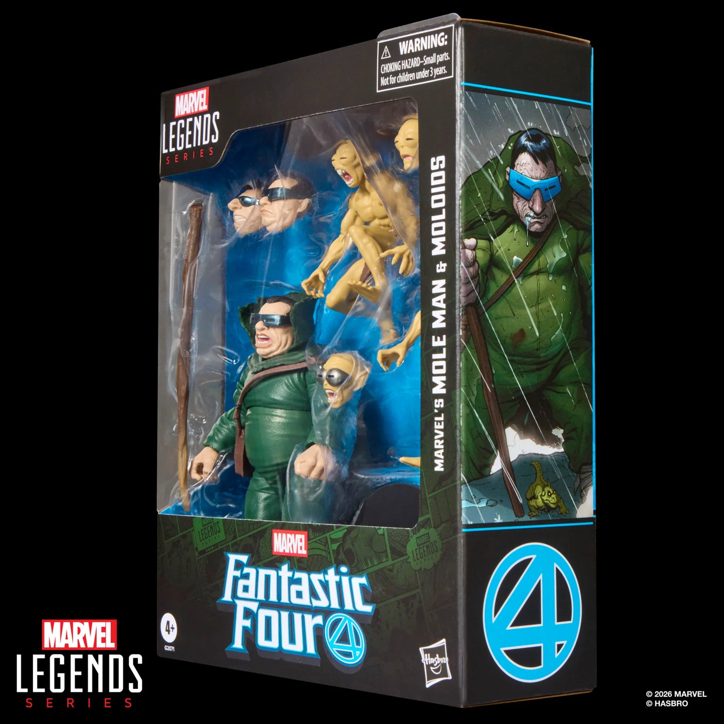 Fantastic Four Marvel Legends Mole Man & Moloids Action Figure Three-Pack PREORDER
