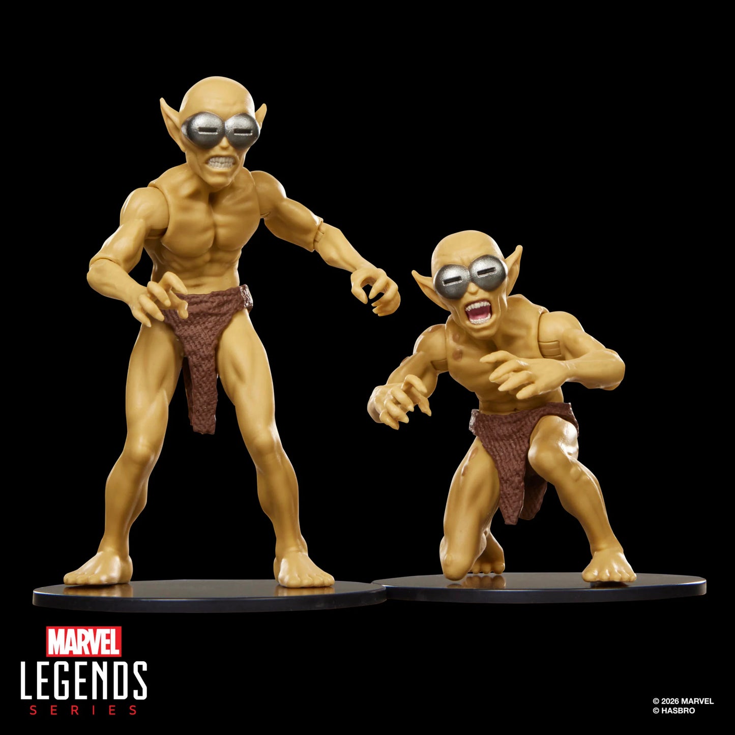 Fantastic Four Marvel Legends Mole Man & Moloids Action Figure Three-Pack PREORDER