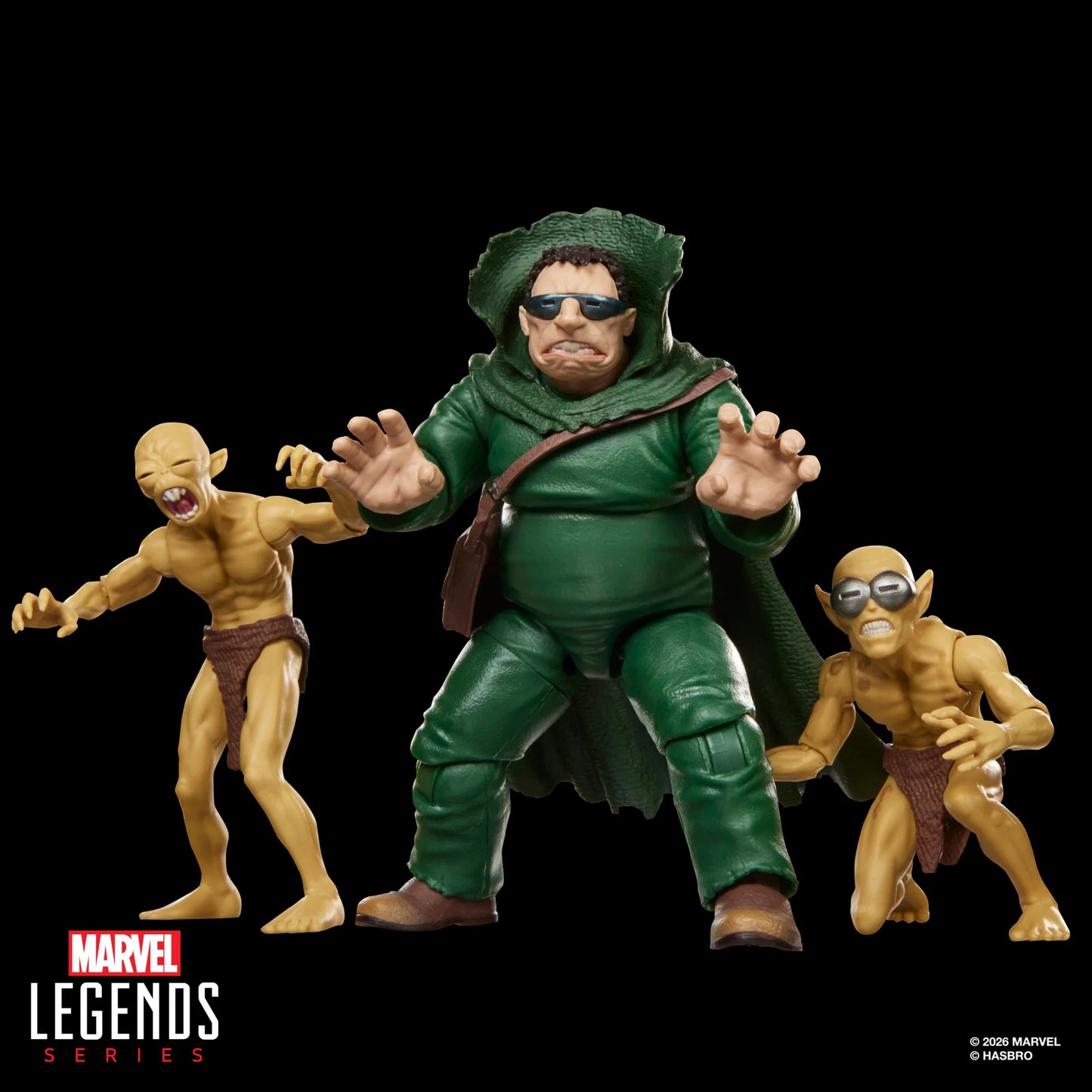 Fantastic Four Marvel Legends Mole Man & Moloids Action Figure Three-Pack PREORDER