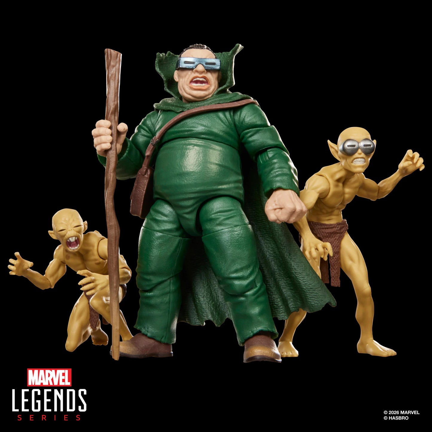 Fantastic Four Marvel Legends Mole Man & Moloids Action Figure Three-Pack PREORDER
