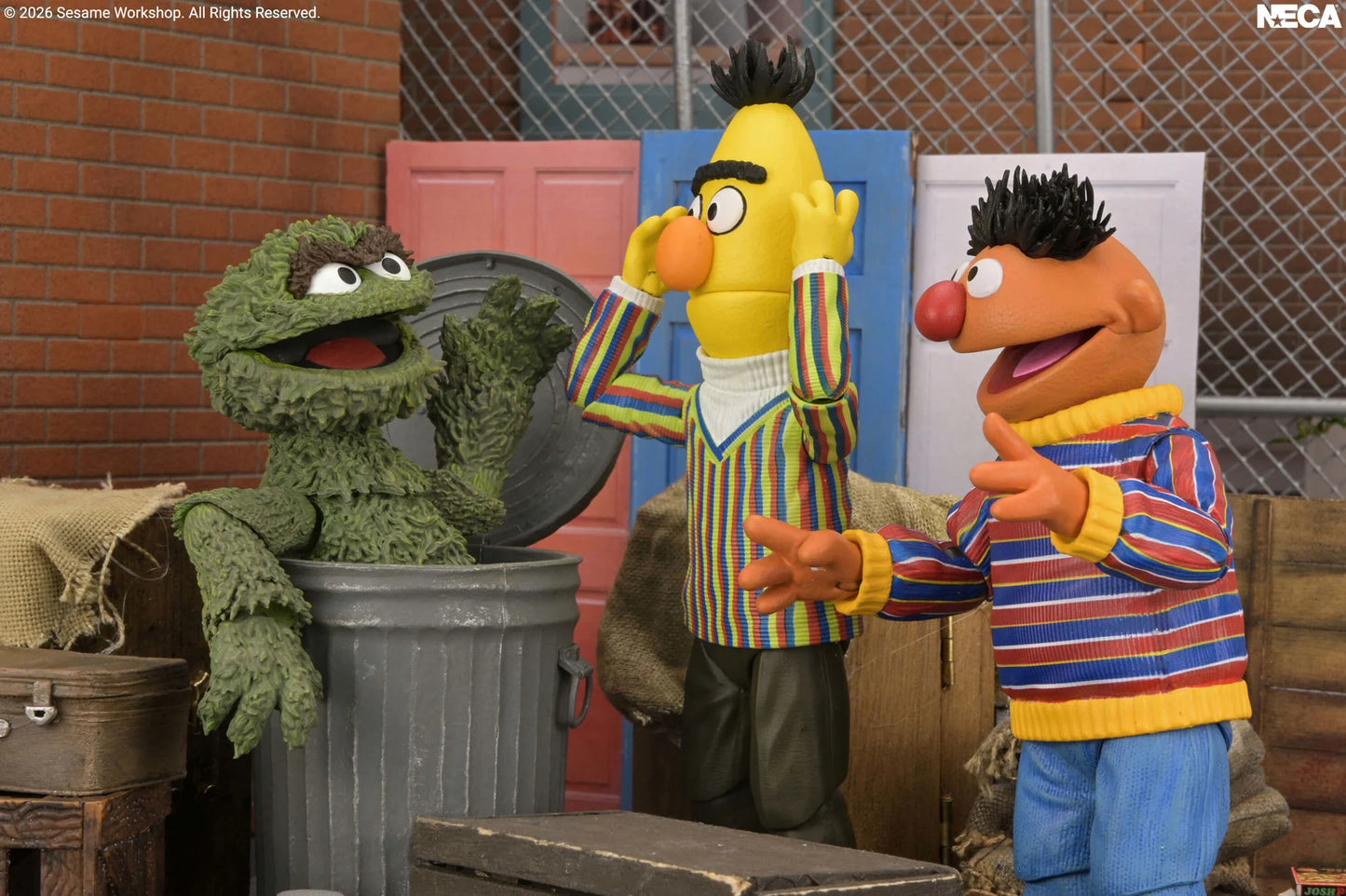 NECA Sesame Street Ultimate Oscar the Grouch Action Figure PREORDER