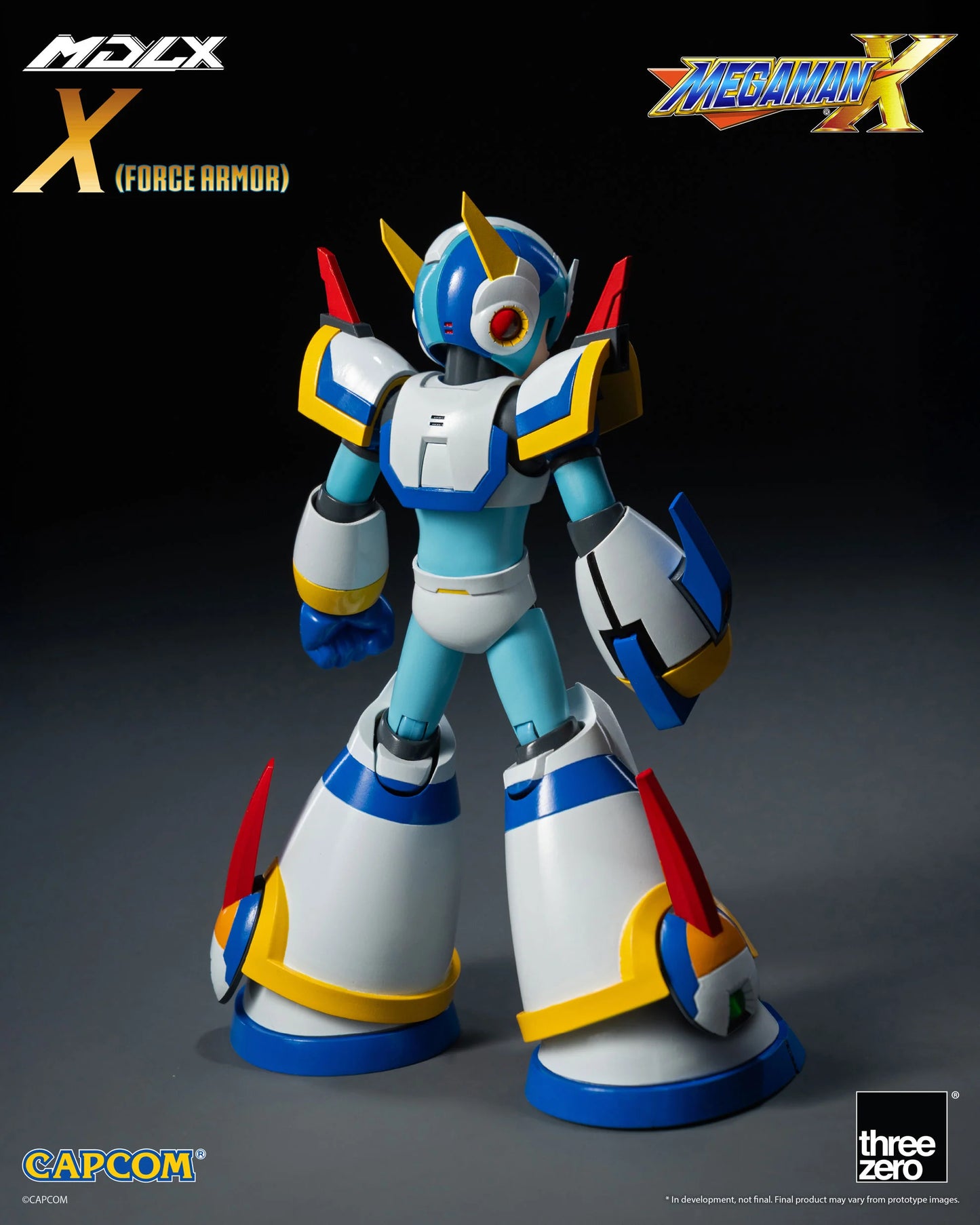 ThreeZero Mega Man X MDLX Articulated Figure Series Mega Man X (Force Armor) Action Figure PREORDER