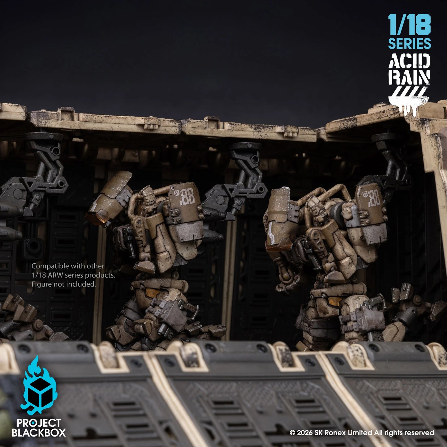 Acid Rain World: Project Blackbox PBB-AR009 Sand Vorrathcarrier VC4s 1/18 Scale Vehicle PREORDER