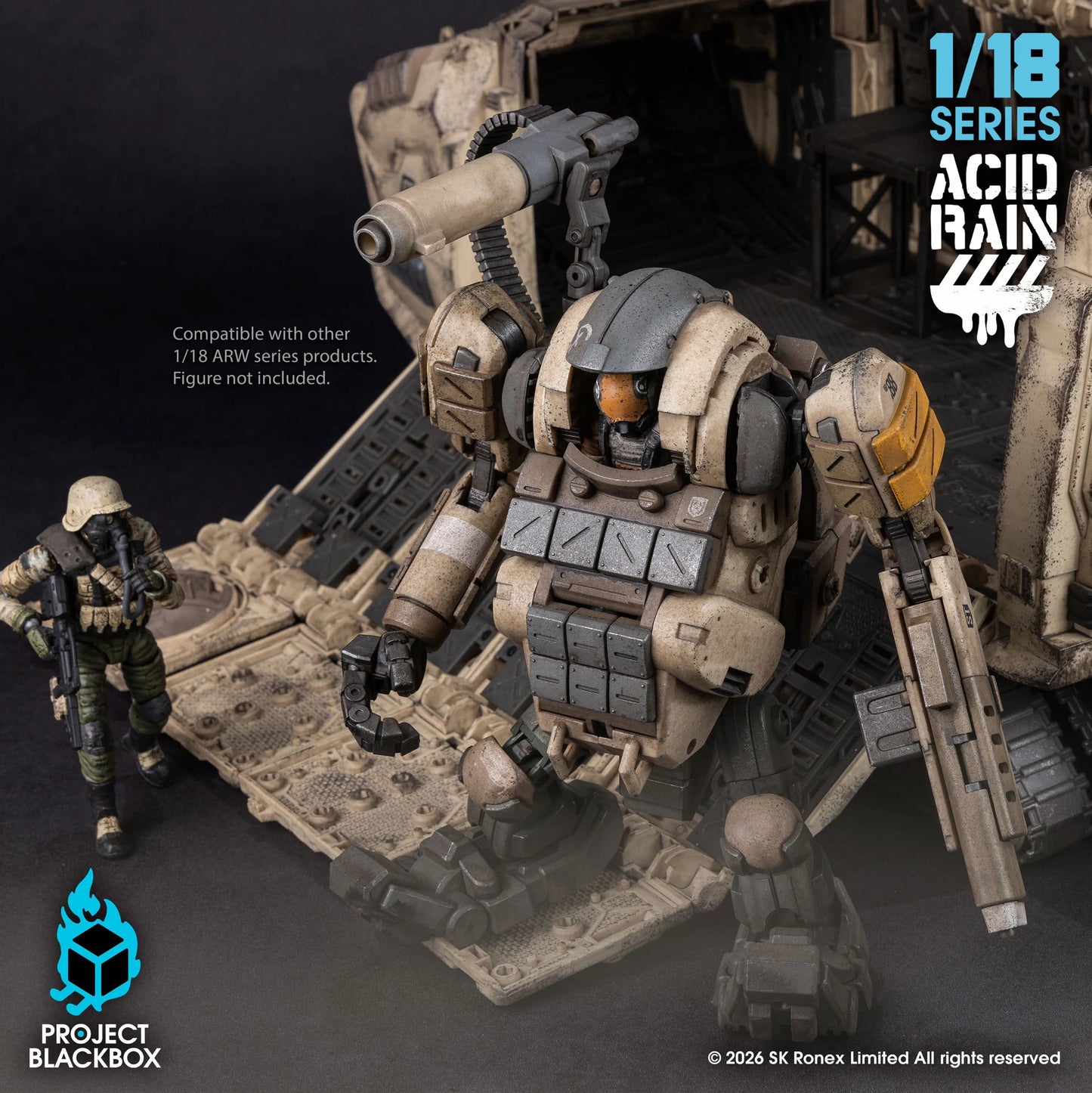 Acid Rain World: Project Blackbox PBB-AR009 Sand Vorrathcarrier VC4s 1/18 Scale Vehicle PREORDER