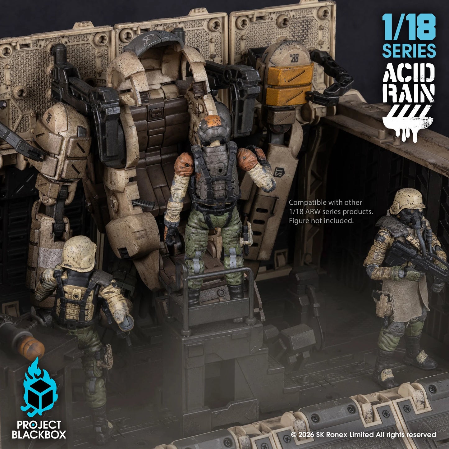 Acid Rain World: Project Blackbox PBB-AR009 Sand Vorrathcarrier VC4s 1/18 Scale Vehicle PREORDER