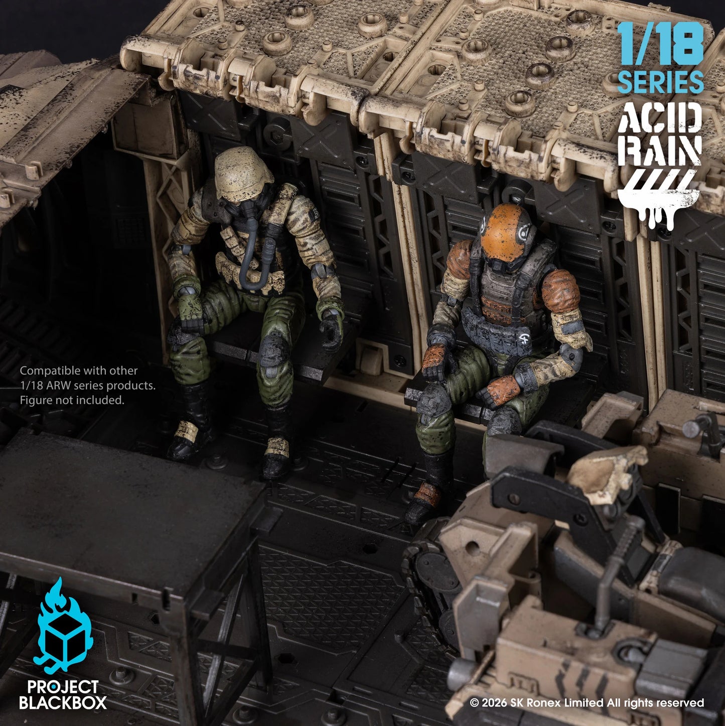 Acid Rain World: Project Blackbox PBB-AR009 Sand Vorrathcarrier VC4s 1/18 Scale Vehicle PREORDER