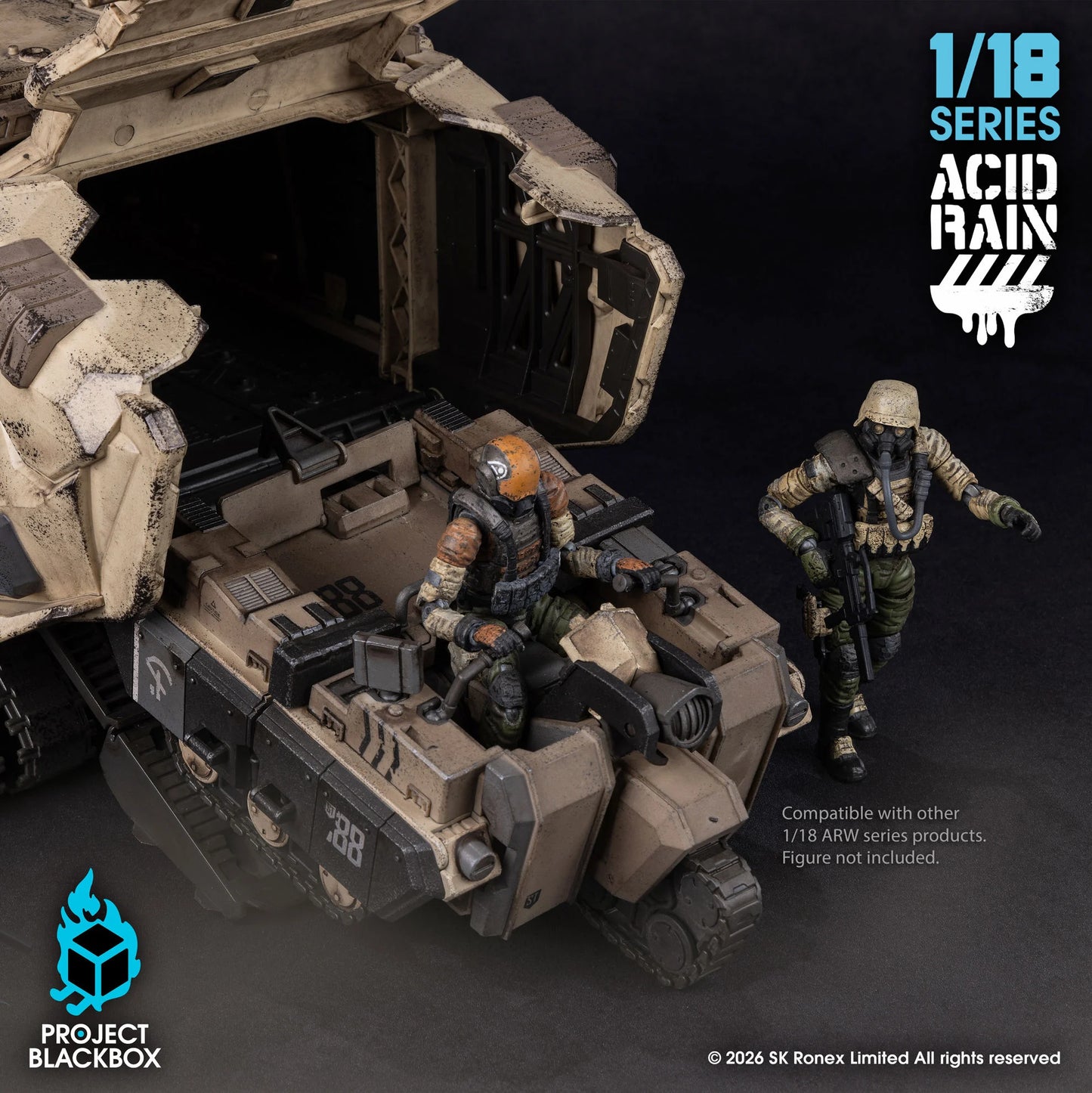 Acid Rain World: Project Blackbox PBB-AR009 Sand Vorrathcarrier VC4s 1/18 Scale Vehicle PREORDER