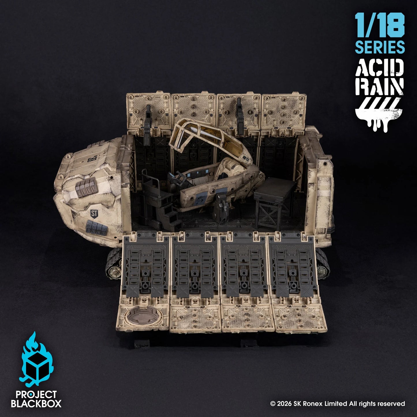 Acid Rain World: Project Blackbox PBB-AR009 Sand Vorrathcarrier VC4s 1/18 Scale Vehicle PREORDER