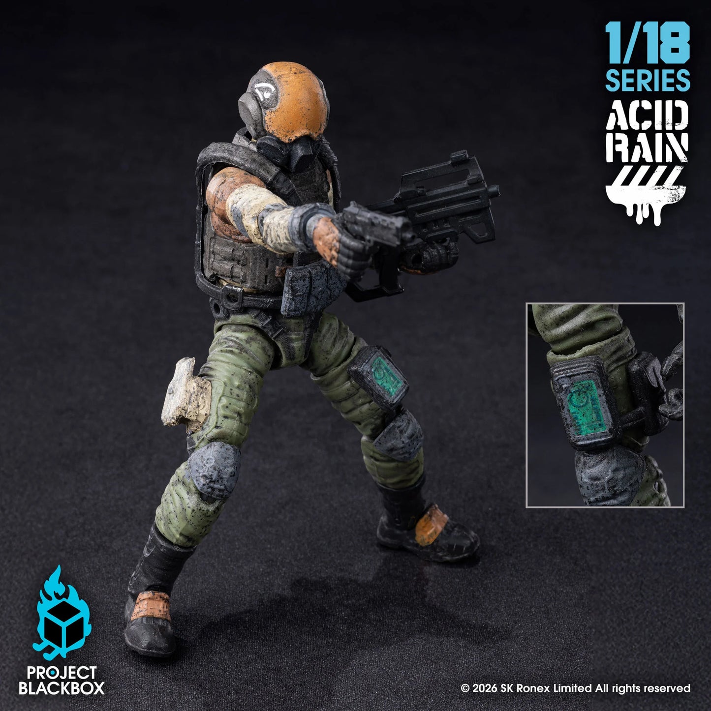Acid Rain World: Project Blackbox PBB-AR011 Sand Warden 1/18 Scale Action Figure PREORDER