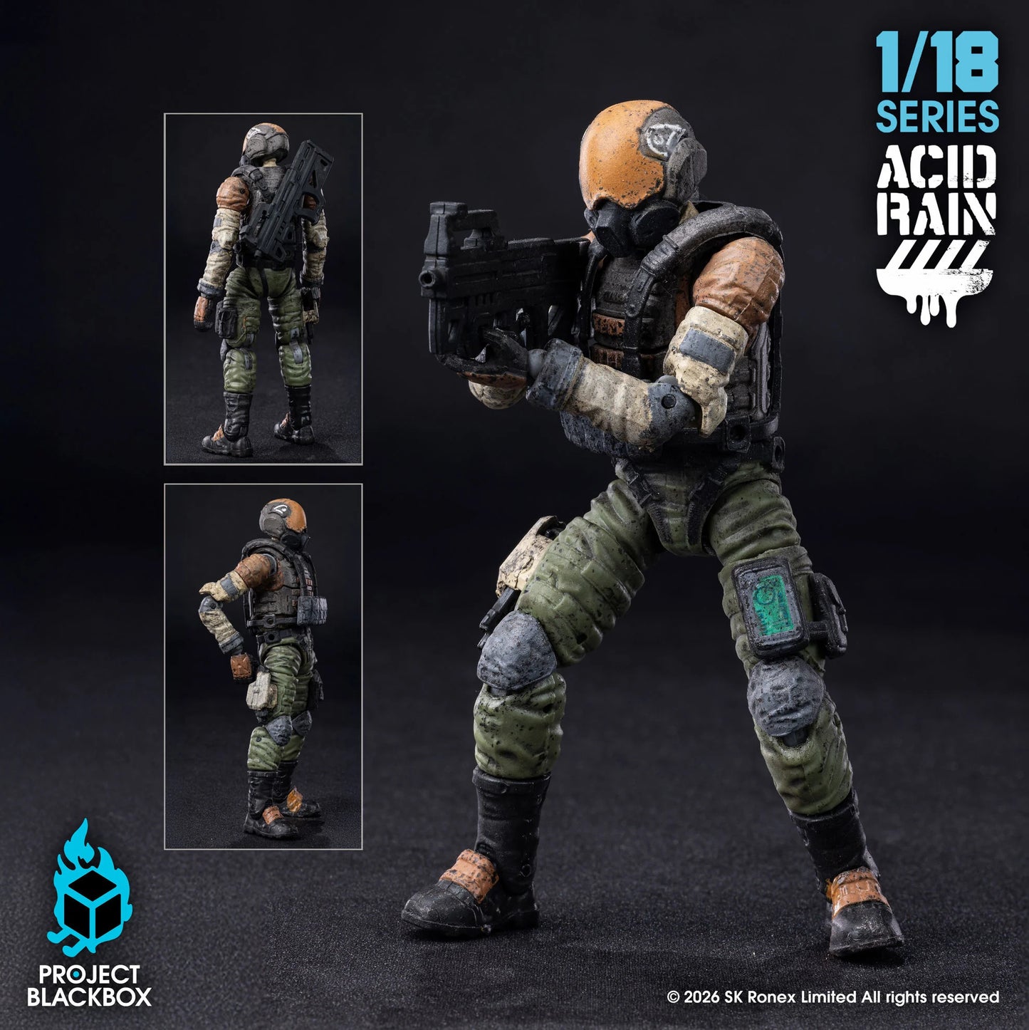 Acid Rain World: Project Blackbox PBB-AR011 Sand Warden 1/18 Scale Action Figure PREORDER