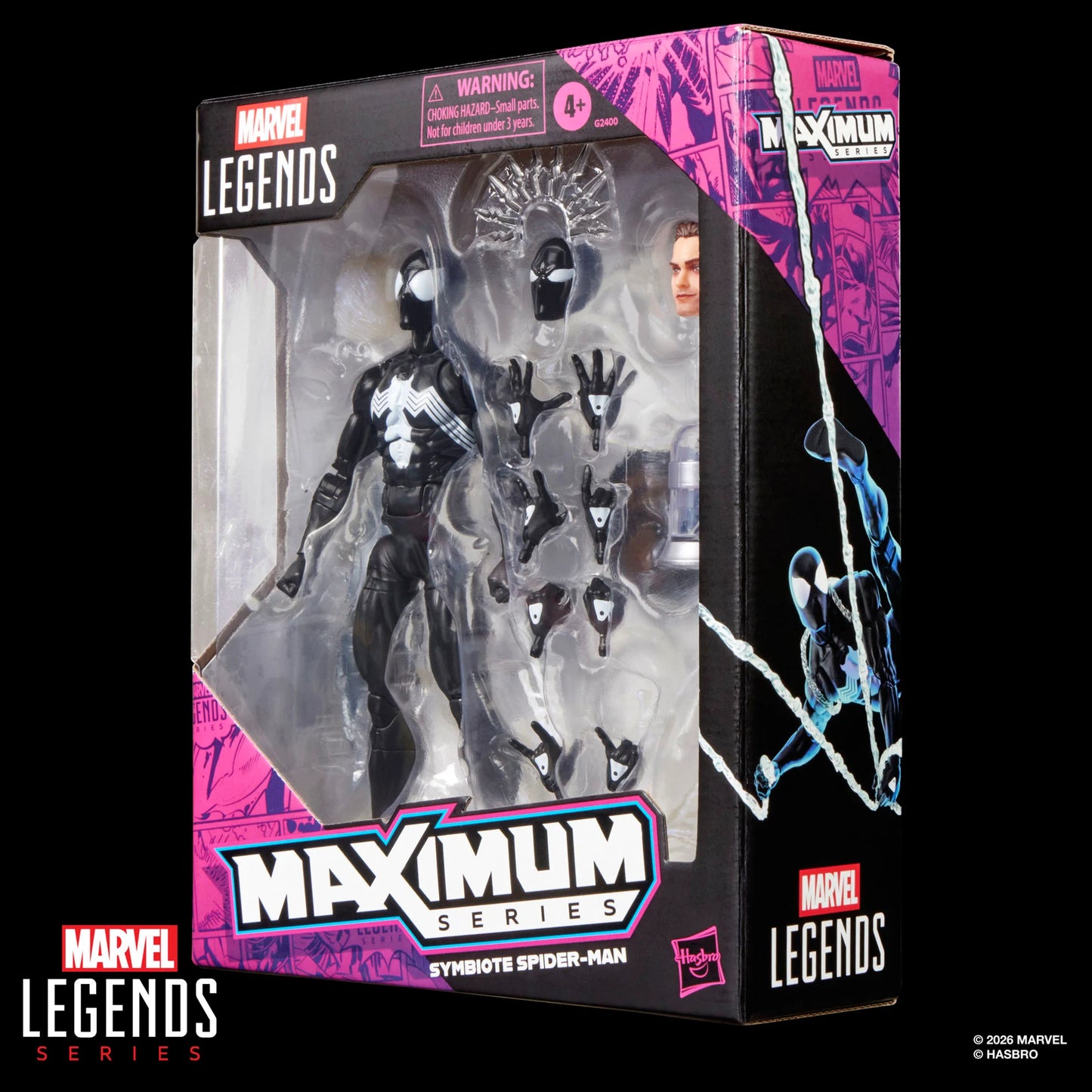 Marvel Legends Maximum Series Spider-Man (Symbiote) Action Figure PREORDER