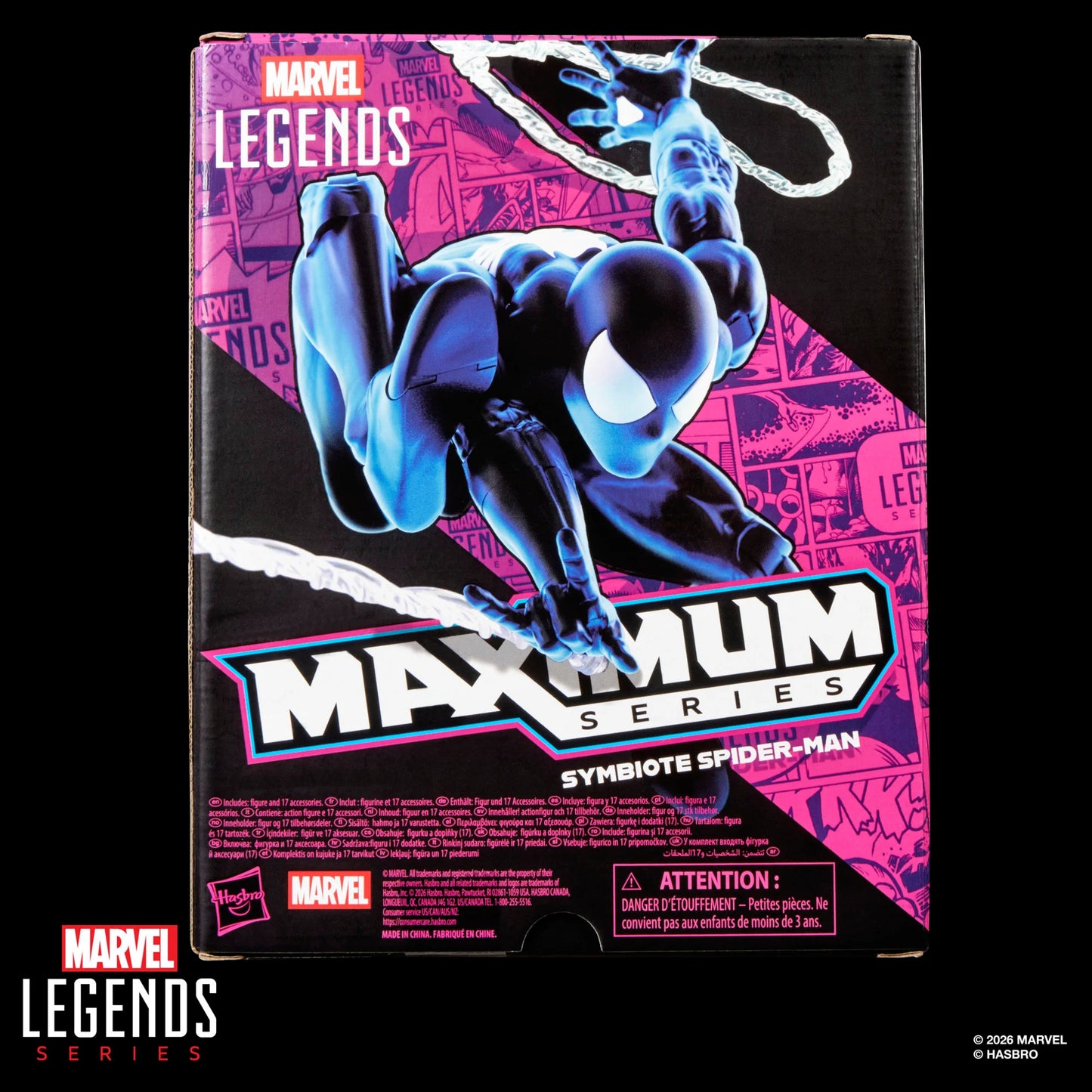 Marvel Legends Maximum Series Spider-Man (Symbiote) Action Figure PREORDER