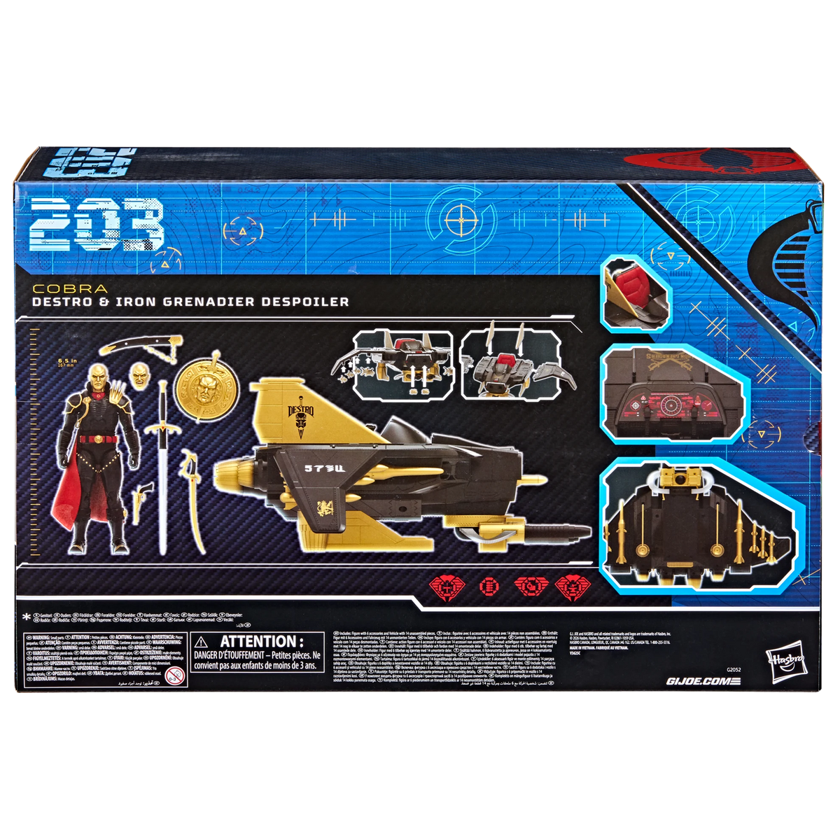 G.I. Joe Classified Series #203 Destro & Iron Grenadier Despoiler Set