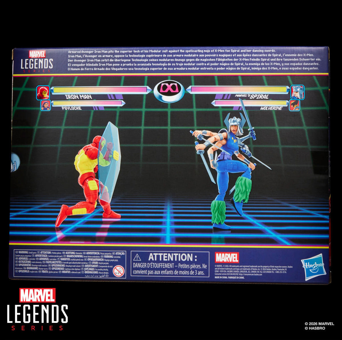 Marvel Legends Gamerverse Iron Man & Marvel's Spiral Action Figure Two-Pack