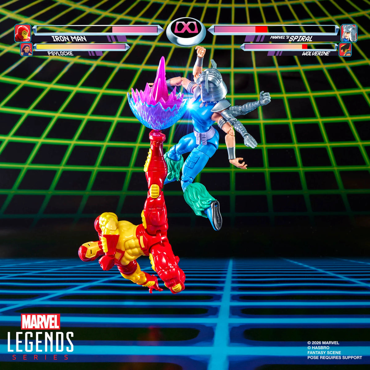 Marvel Legends Gamerverse Iron Man & Marvel's Spiral Action Figure Two-Pack