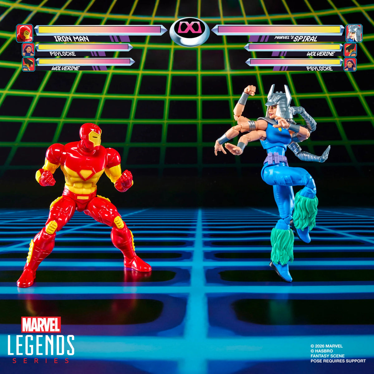 Marvel Legends Gamerverse Iron Man & Marvel's Spiral Action Figure Two-Pack