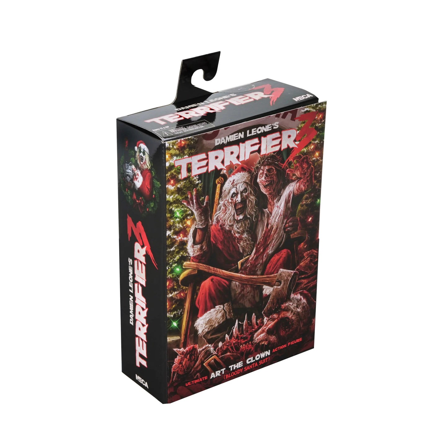 NECA Terrifier 7" Scale Action Figures - Terrifier 3 - Ultimate Santa Suit Art The Clown (Bloody Version) PREORDER