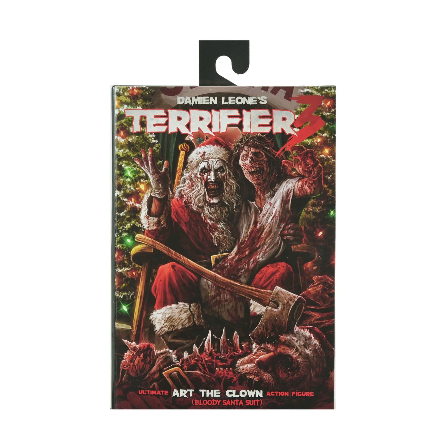 NECA Terrifier 7" Scale Action Figures - Terrifier 3 - Ultimate Santa Suit Art The Clown (Bloody Version) PREORDER
