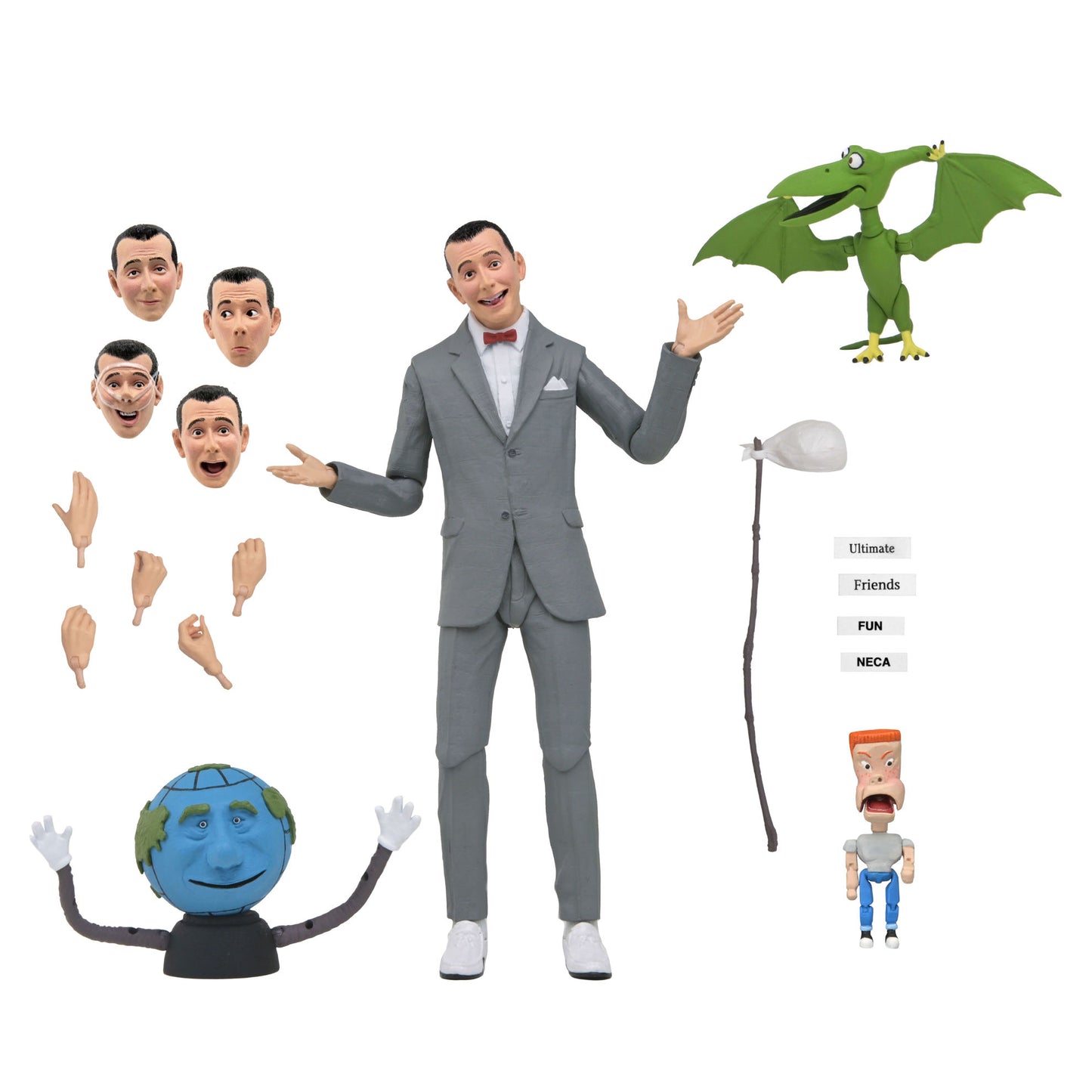 NECA Pee-Wee's Playhouse Ultimate Pee-Wee Herman & Pals Action Figure Set