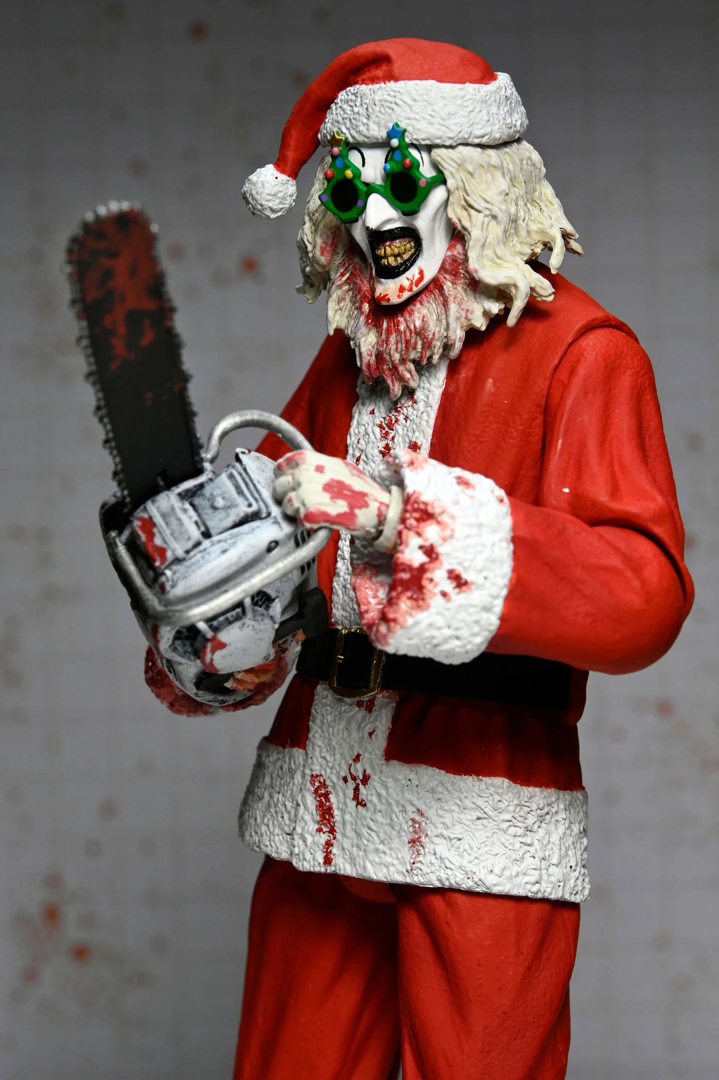 NECA Terrifier 7" Scale Action Figures - Terrifier 3 - Ultimate Santa Suit Art The Clown (Bloody Version) PREORDER