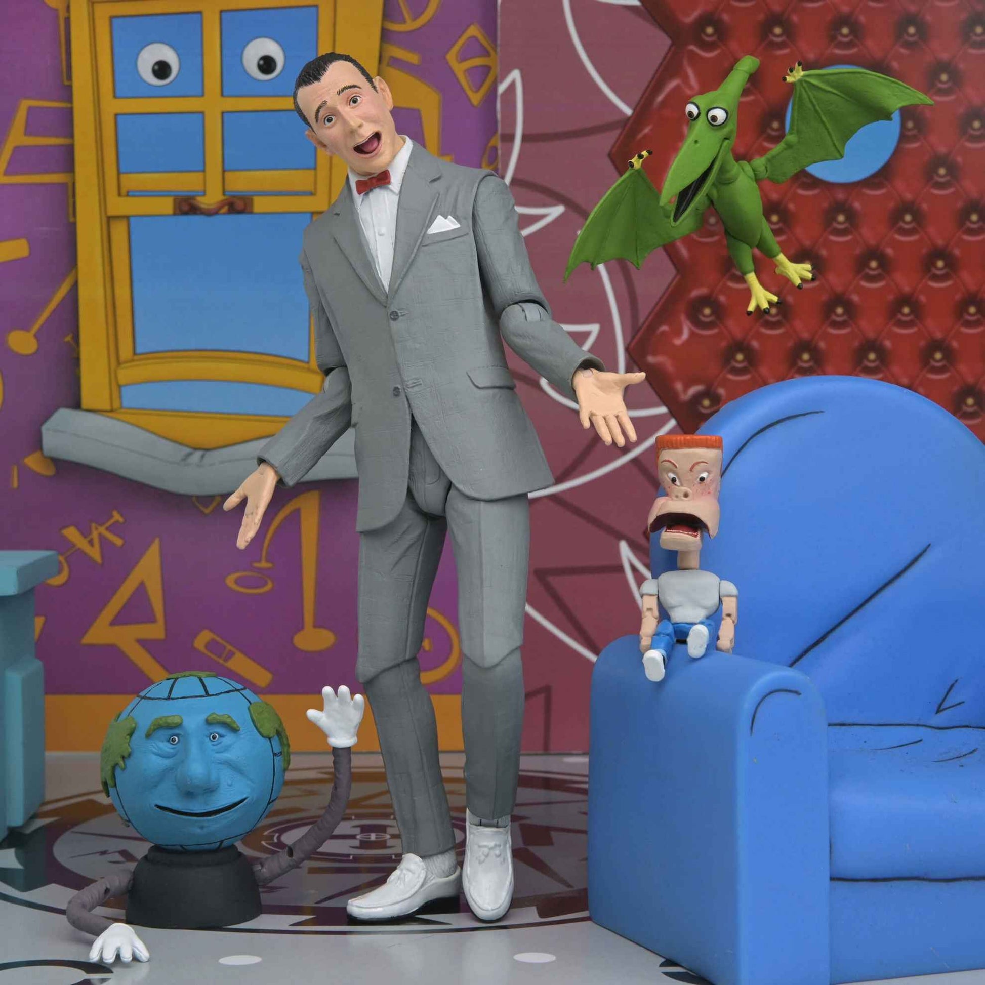 NECA Pee-Wee's Playhouse Ultimate Pee-Wee Herman & Pals Action Figure Set