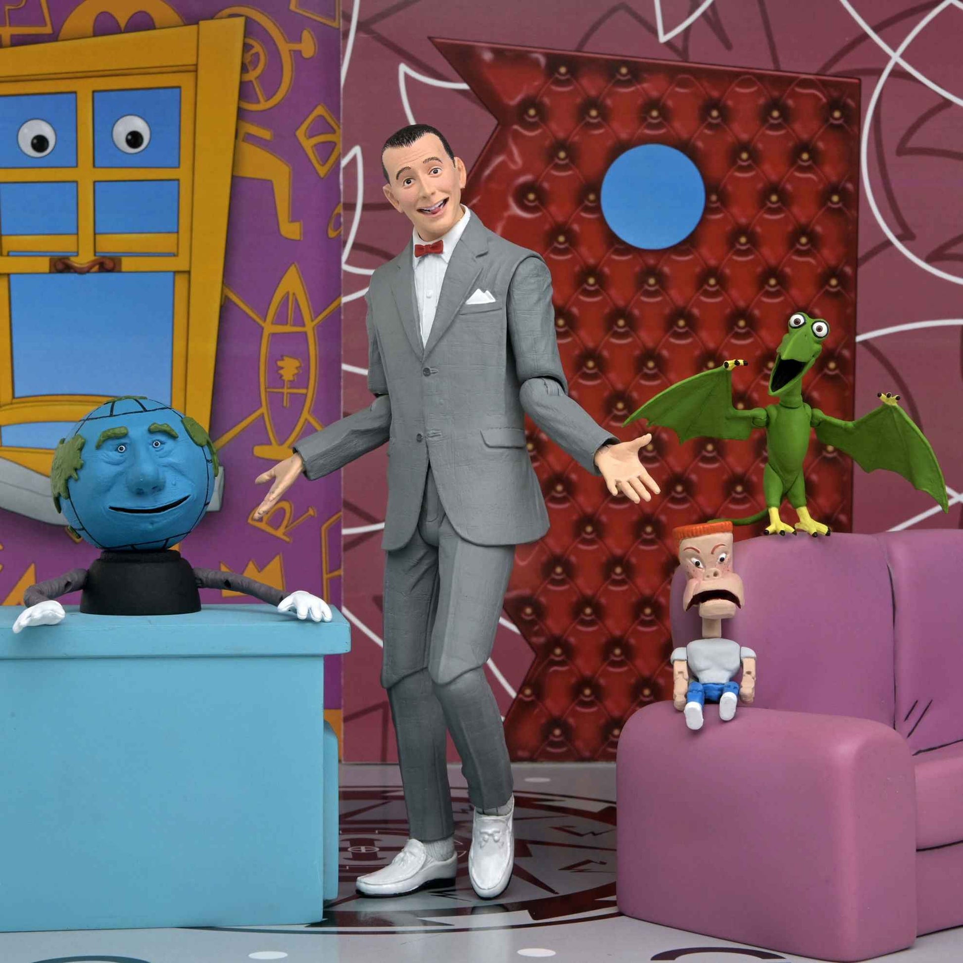 NECA Pee-Wee's Playhouse Ultimate Pee-Wee Herman & Pals Action Figure Set