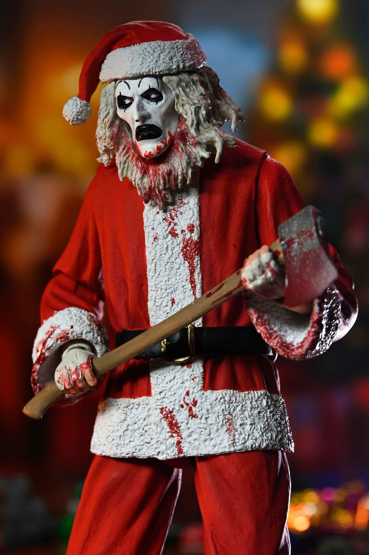 NECA Terrifier 7" Scale Action Figures - Terrifier 3 - Ultimate Santa Suit Art The Clown (Bloody Version) PREORDER