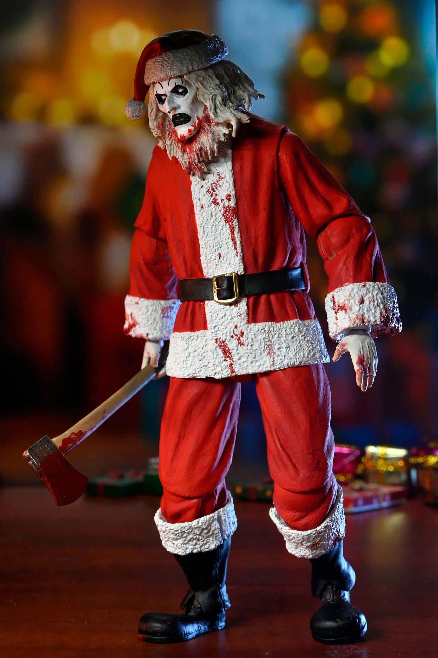 NECA Terrifier 7" Scale Action Figures - Terrifier 3 - Ultimate Santa Suit Art The Clown (Bloody Version) PREORDER