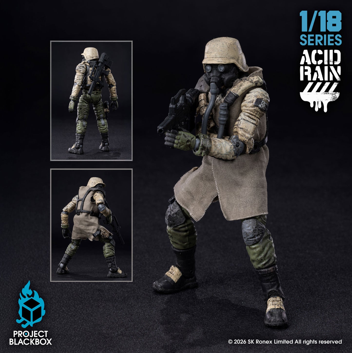 Acid Rain World: Project Blackbox PBB-AR010 Sand Trencher 1/18 Scale Action Figure PREORDER