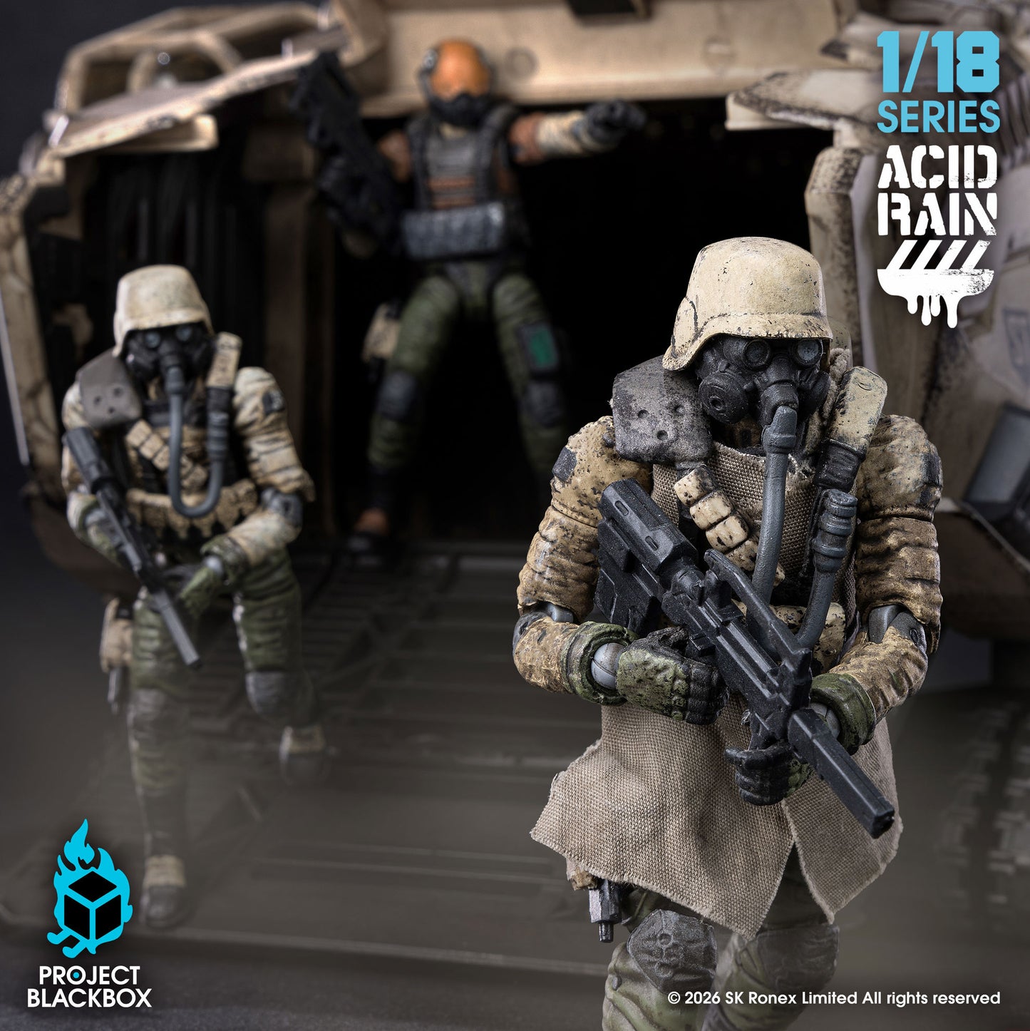 Acid Rain World: Project Blackbox PBB-AR010 Sand Trencher 1/18 Scale Action Figure PREORDER