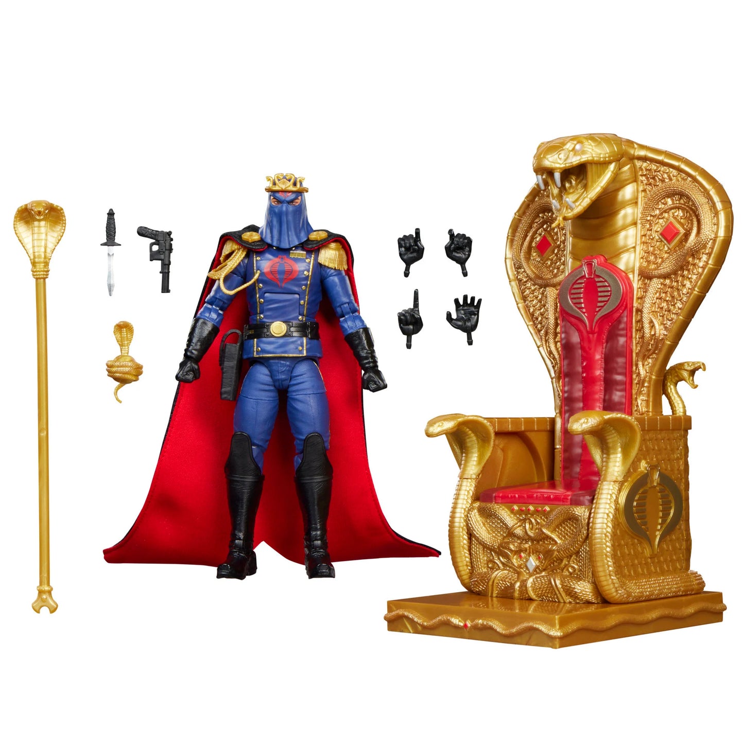 G.I. Joe Classified Series #221 Cobra Commander Action Figure with Throne Set PREORDER