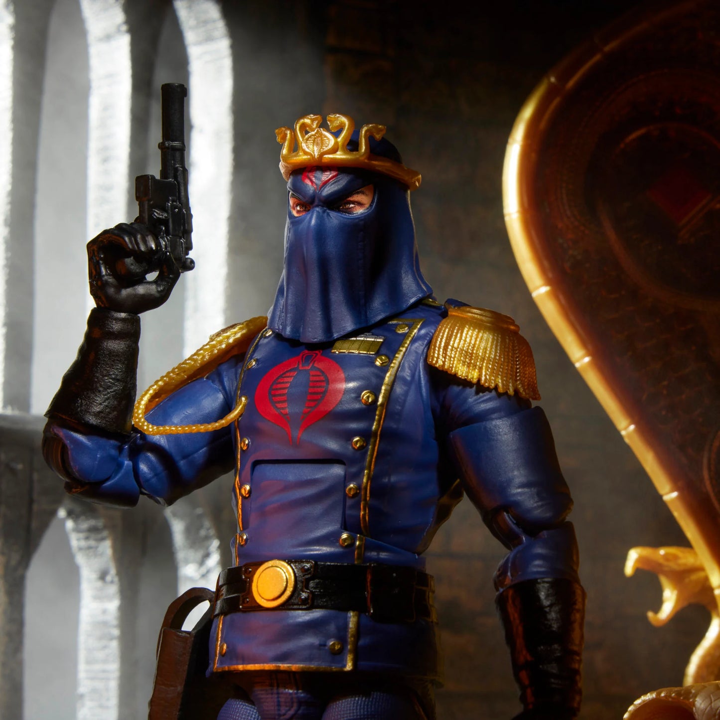 G.I. Joe Classified Series #221 Cobra Commander Action Figure with Throne Set PREORDER