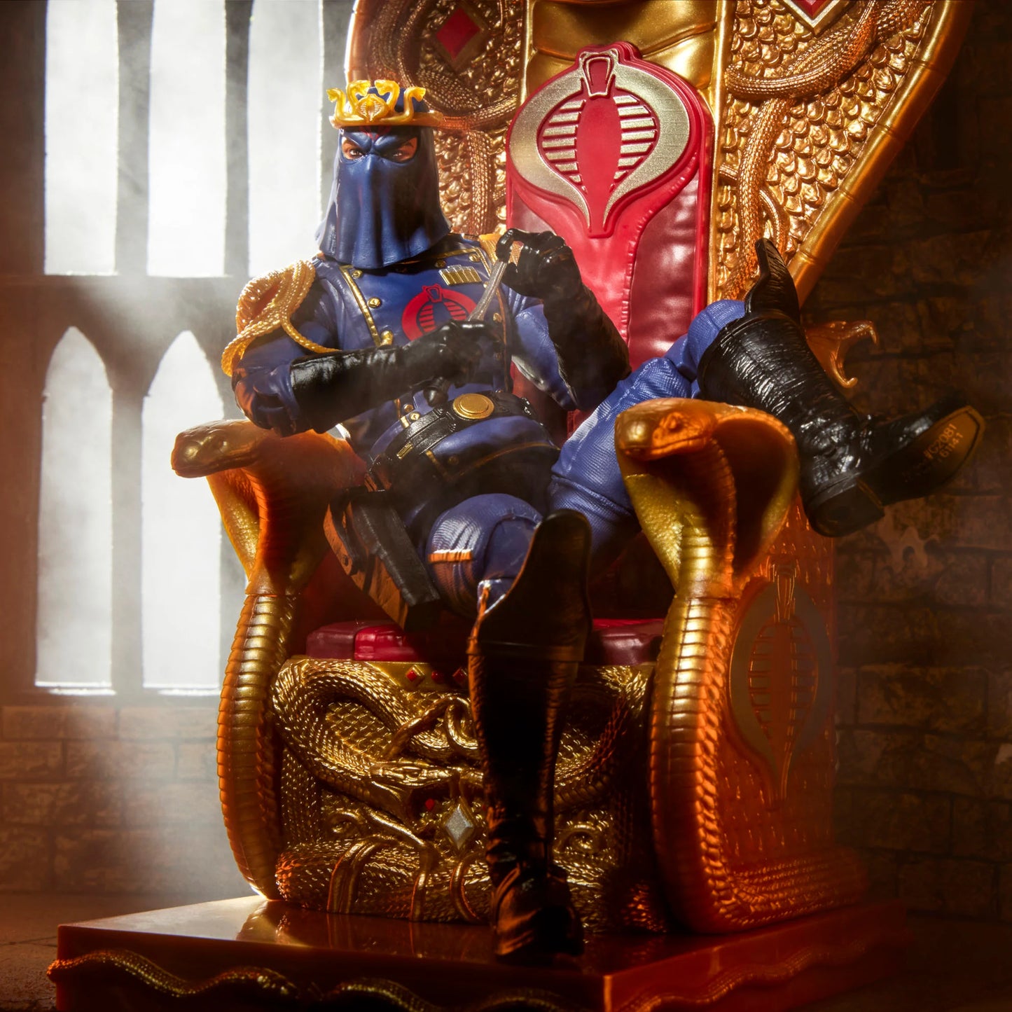 G.I. Joe Classified Series #221 Cobra Commander Action Figure with Throne Set PREORDER
