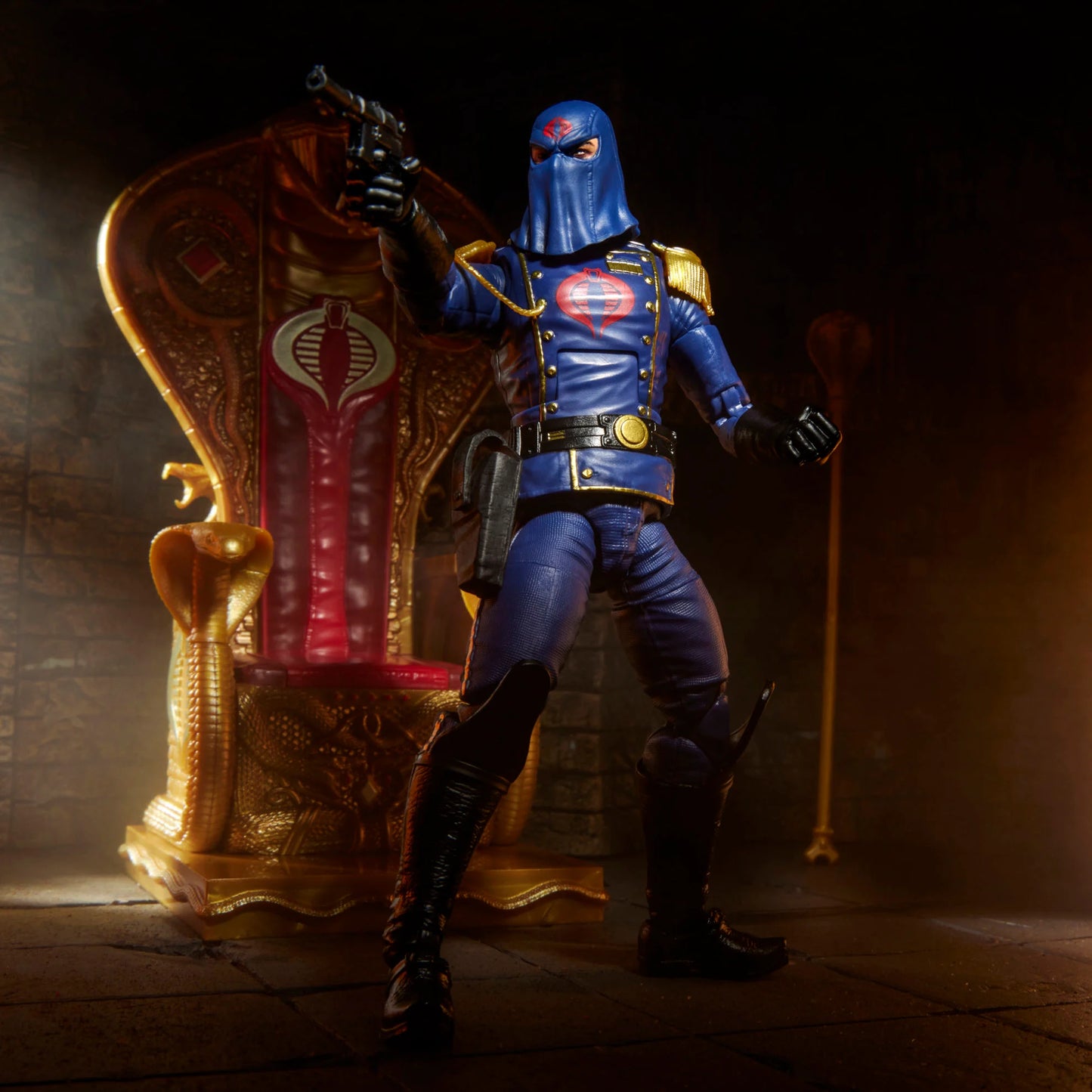 G.I. Joe Classified Series #221 Cobra Commander Action Figure with Throne Set PREORDER