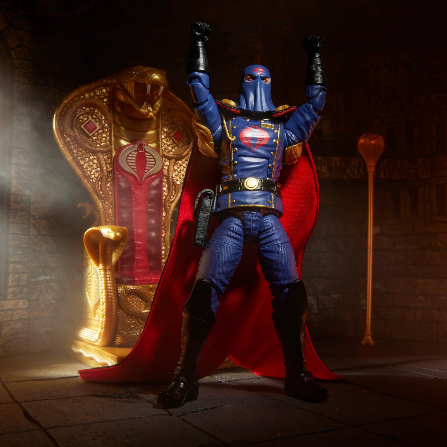 G.I. Joe Classified Series #221 Cobra Commander Action Figure with Throne Set PREORDER