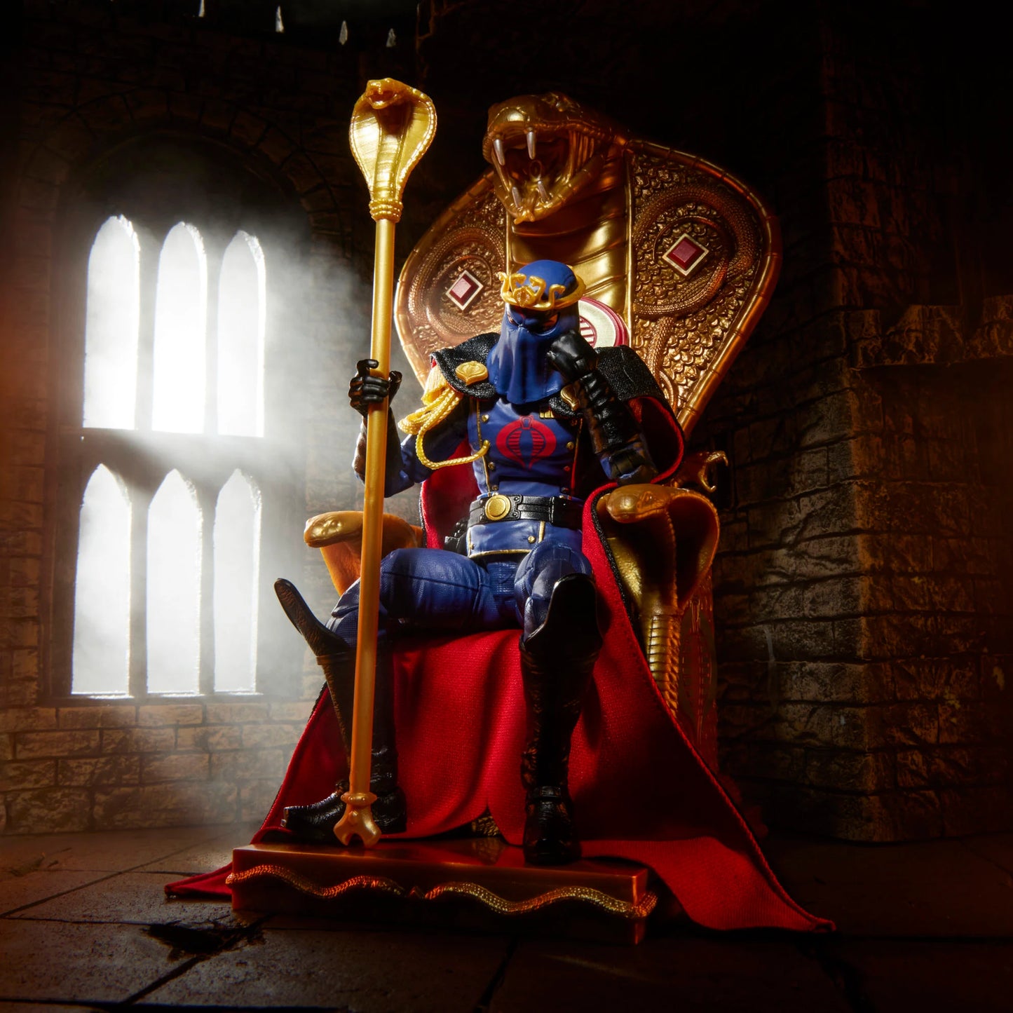 G.I. Joe Classified Series #221 Cobra Commander Action Figure with Throne Set PREORDER