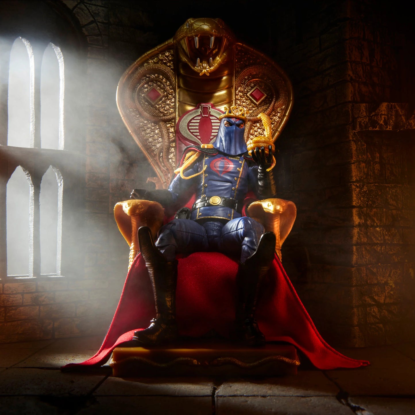 G.I. Joe Classified Series #221 Cobra Commander Action Figure with Throne Set PREORDER