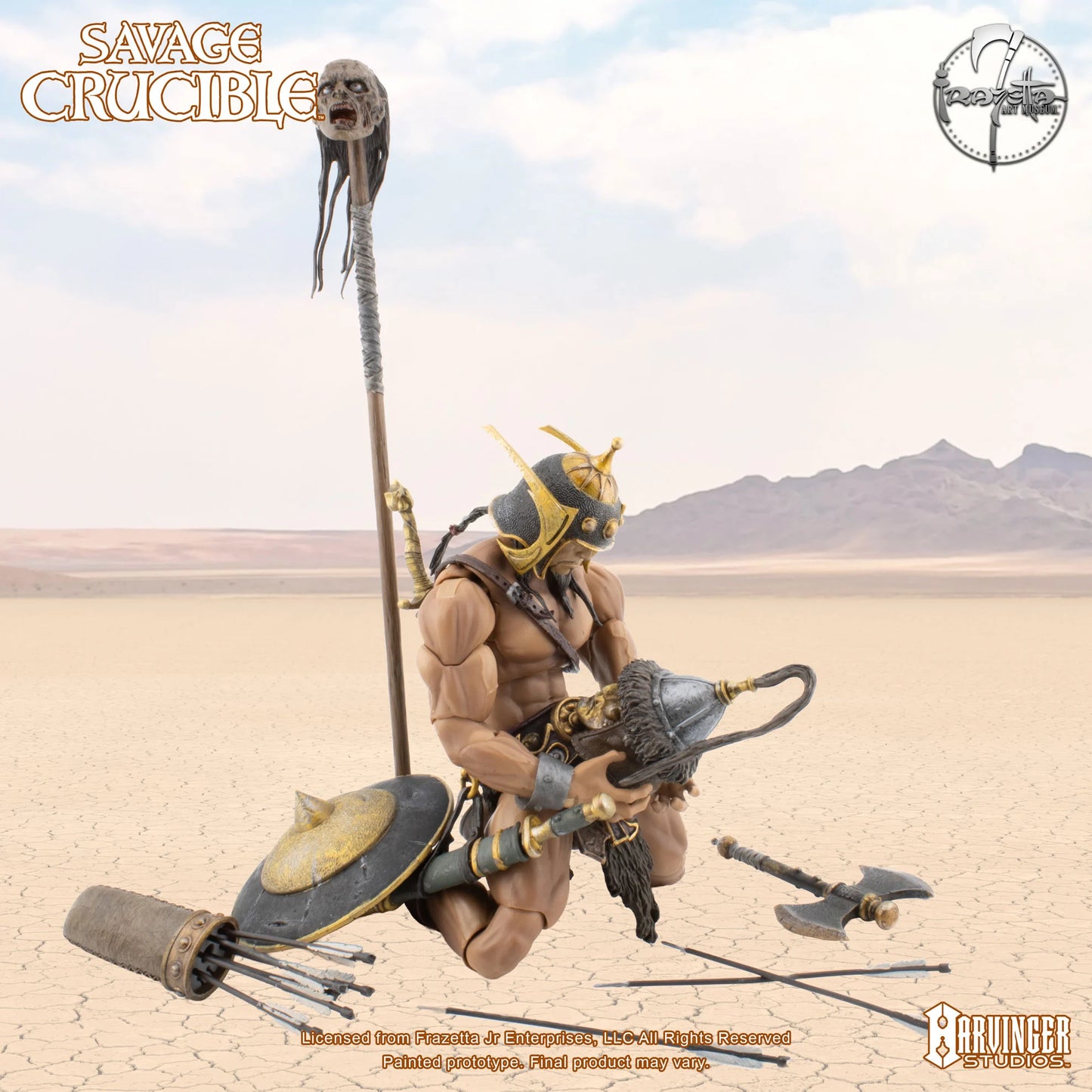 Savage Crucible Wave 4 Kubla Khan (Frazetta) Action Figure PREORDER