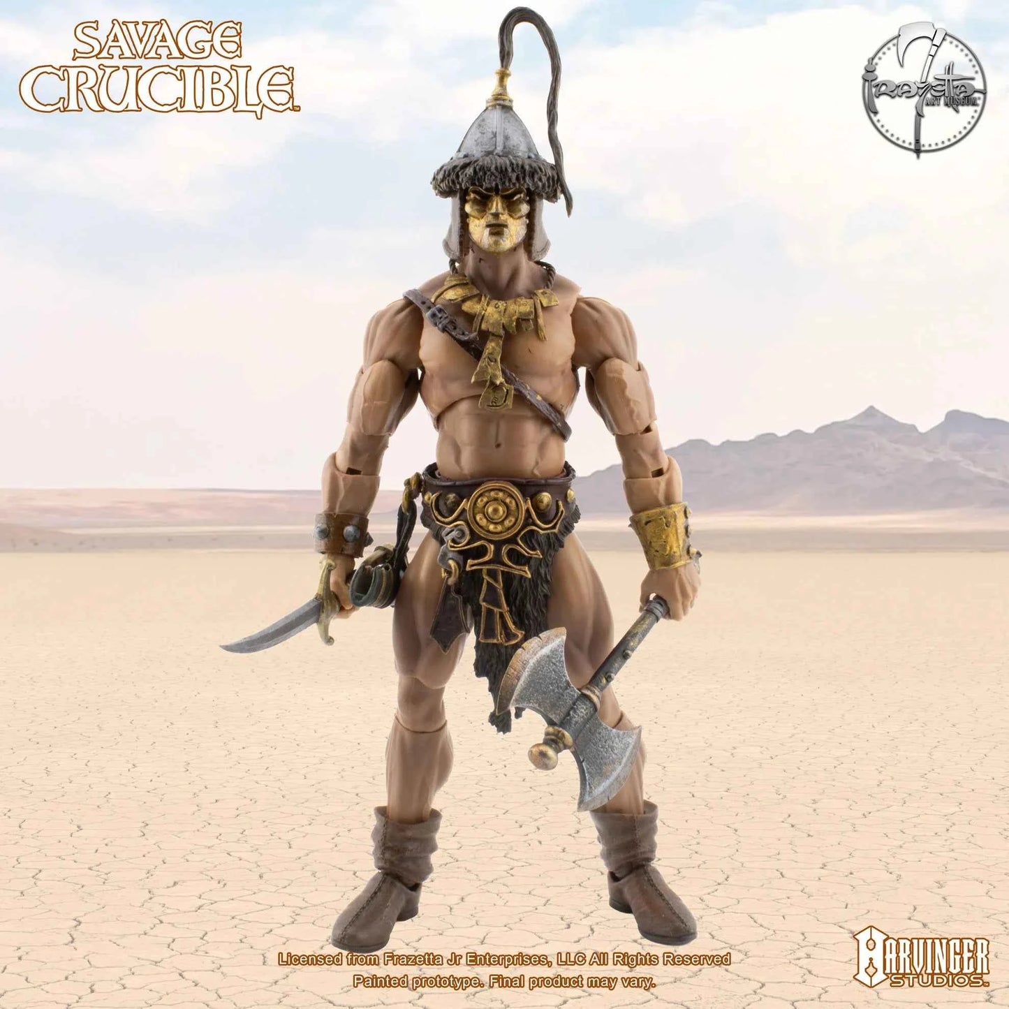 Savage Crucible Wave 4 Kubla Khan (Frazetta) Action Figure PREORDER