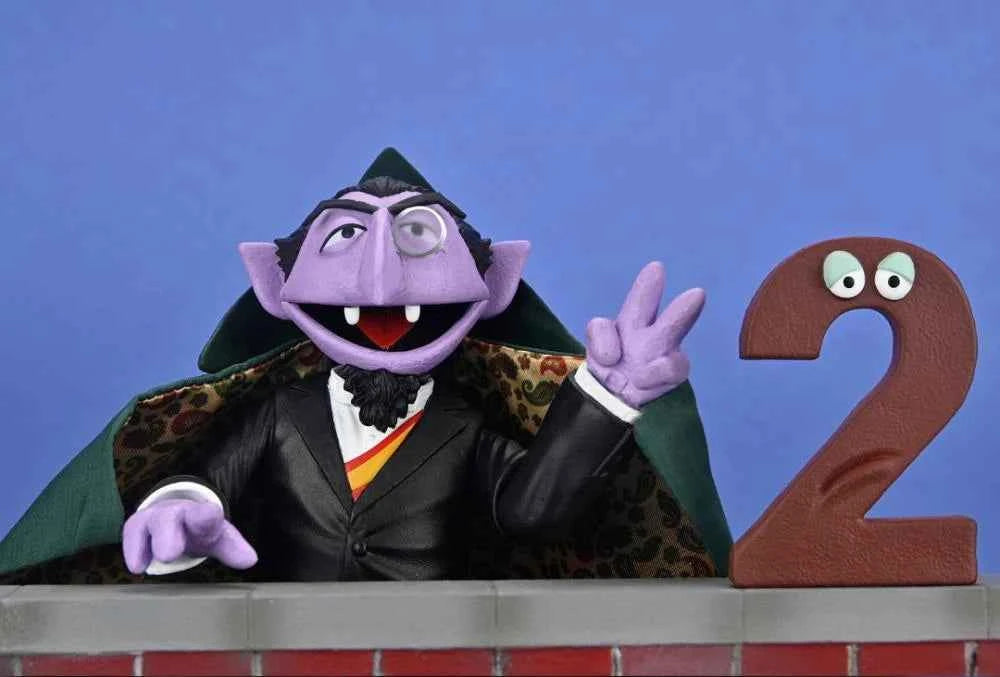 NECA Sesame Street Ultimate Count von Count Action Figure