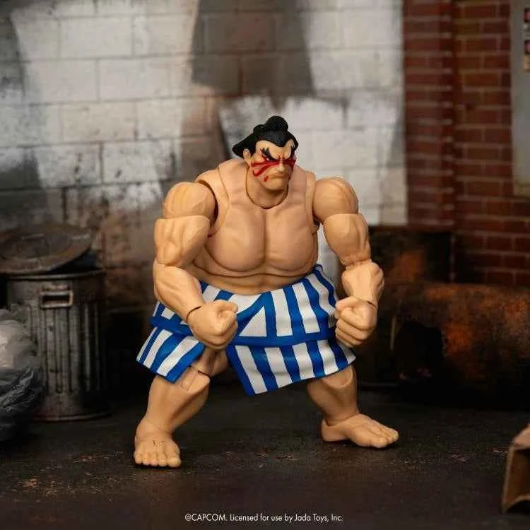 JADA TOYS Ultra Street Fighter II: The Final Challengers E. Honda (Deluxe Ver.) 1/12 Scale Action Figure PREORDER