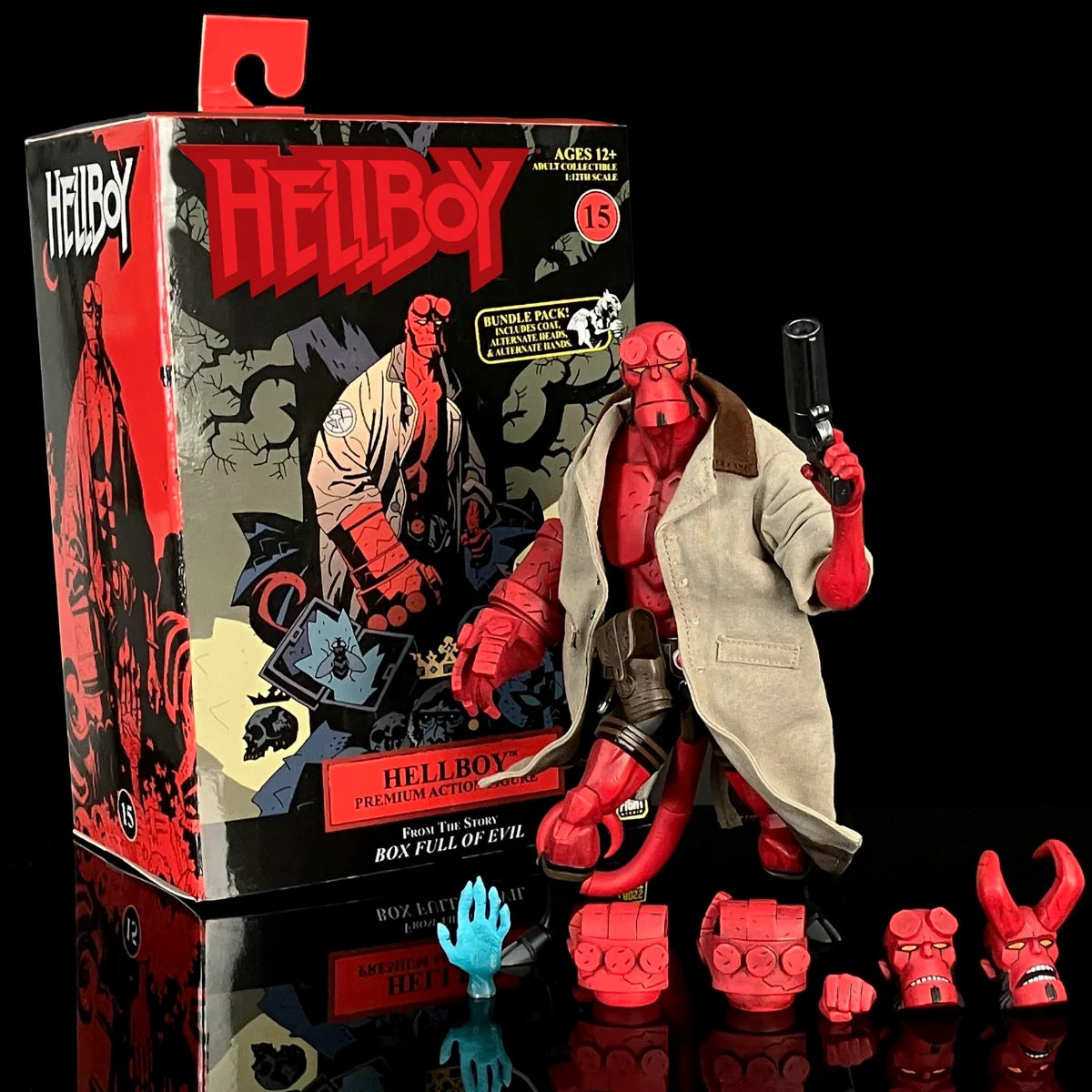 Boss Fight Hellboy 1:12 Scale Deluxe Hellboy Bundle Pack PREORDER