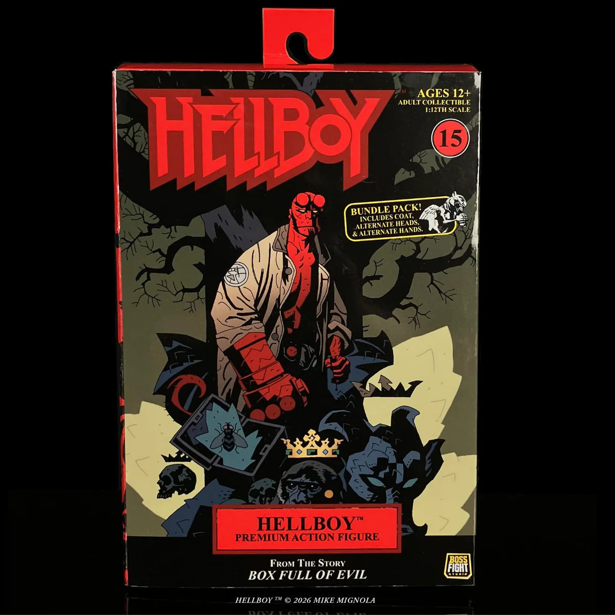 Boss Fight Hellboy 1:12 Scale Deluxe Hellboy Bundle Pack PREORDER