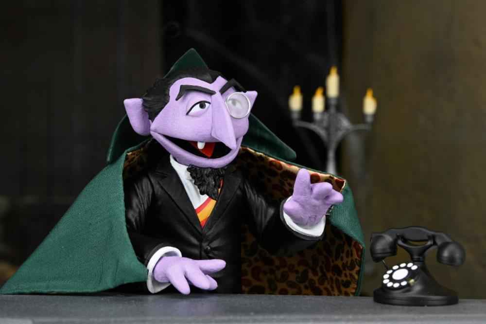 NECA Sesame Street Ultimate Count von Count Action Figure